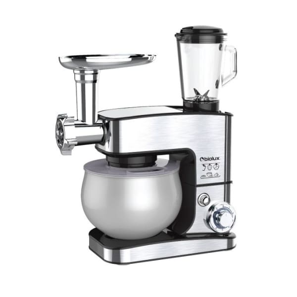 Robot Pétrin BIOLUX 5L-1300W multifonction Inox (TR M.RP 13T) Robot Pétrin BIOLUX 5L-1300W multifonction Inox (TR M.RP 13T)